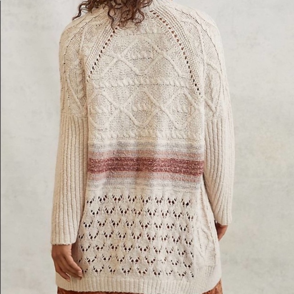 NWTAnthropologie Pilcro Jemma Cable-Knit Cardigan - Picture 5 of 9